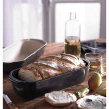Load image into Gallery viewer, Emile Henry Bread Loaf Baker Large Charcoal 4.5 litres
