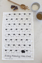 Load image into Gallery viewer, AllGifts Every Family Has One ~ Black Sheep Tea Towel

