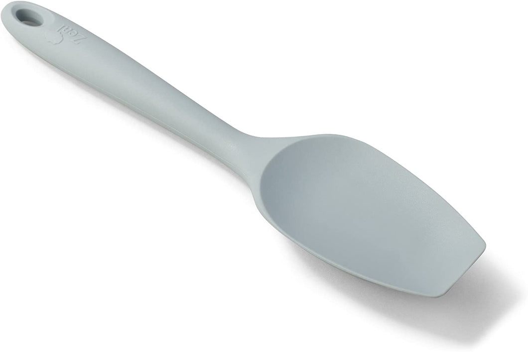 Zeal Classic Silicone Spatula Spoon - Sage Green, Duck Egg Blue, French Grey & Cream