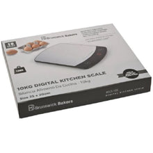 Load image into Gallery viewer, Brunswick Bakers Kitchen Scales 10kg Stainless Steel
