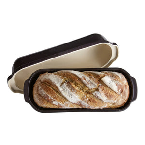 Emile Henry Bread Loaf Baker Large Charcoal 4.5 litres