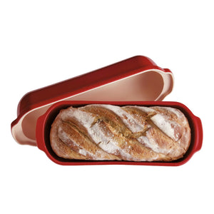 Emile Henry Bread Loaf Baker Large Red 4.5 litres