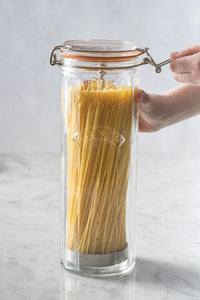Kilner Storage Jar Facetted with Clip Top Lid Spaghetti
