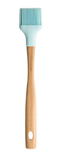Load image into Gallery viewer, Chasseur Duck Egg Blue Silicone Utensil Set with Wooden Handle
