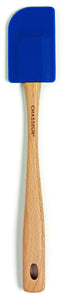 Chasseur Blue Silicone Spatula with Wooden Handle