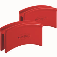 Load image into Gallery viewer, Chasseur Red Pot Handle Holder set of 2
