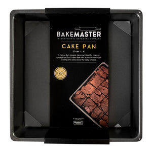 Bakemaster Loose Base Square Deep Cake Pan 23 x 7cm Non-stick