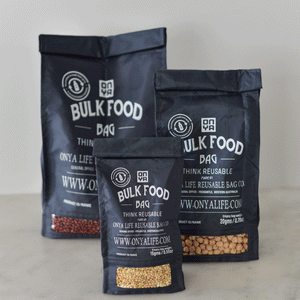 Onya Bulk Food Bag Starter Kit - Charcoal