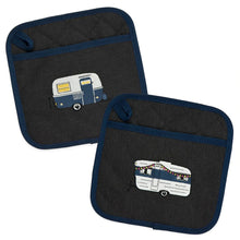 Load image into Gallery viewer, Van Go Iconic Collection Embroidered Pot Holders
