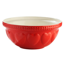 Load image into Gallery viewer, Mason Cash Hearts Red 29cm Colours Mixing Bowl
