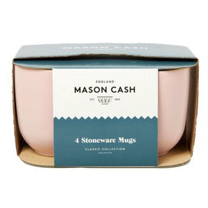 Mason Cash Classic Collection Blush Pink Mug Set of 4
