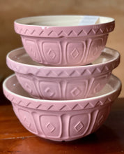 Load image into Gallery viewer, Mason Cash Colours Pink Mixing Bowl Set of 3
