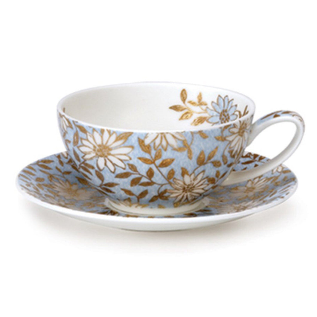 Dunoon Tea for One Cup & Saucer Aqua