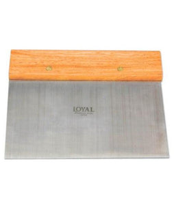 Loyal Dough Scraper - Heavy Duty Wooden Handle