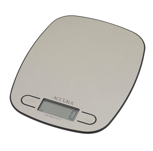 Digital Kitchen Scales, 5 kg capacity, Silver