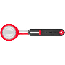 Load image into Gallery viewer, Dreamfarm Levoop - adjustable levelling measuring scoop - Red &amp; Clear
