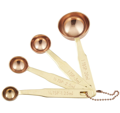 Measuring Spoons, Copper Utensils