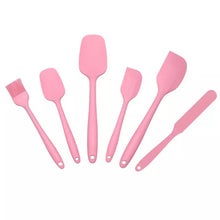 Load image into Gallery viewer, Pink Silicone Utensil Set of 6
