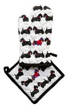 Load image into Gallery viewer, AllGifts Scottie Dogs Oven Glove &amp; Pot Holder
