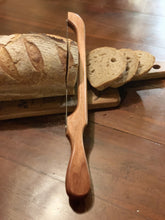 Load image into Gallery viewer, Handmade Bread Saw / Knife - Myrtle  Left &amp; Right Handed Available
