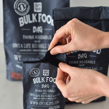 Load image into Gallery viewer, Onya Bulk Food Bag Large, Medium or Small - Charcoal
