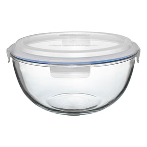 GlassLock Mixing Bowl with Lid 6L Large