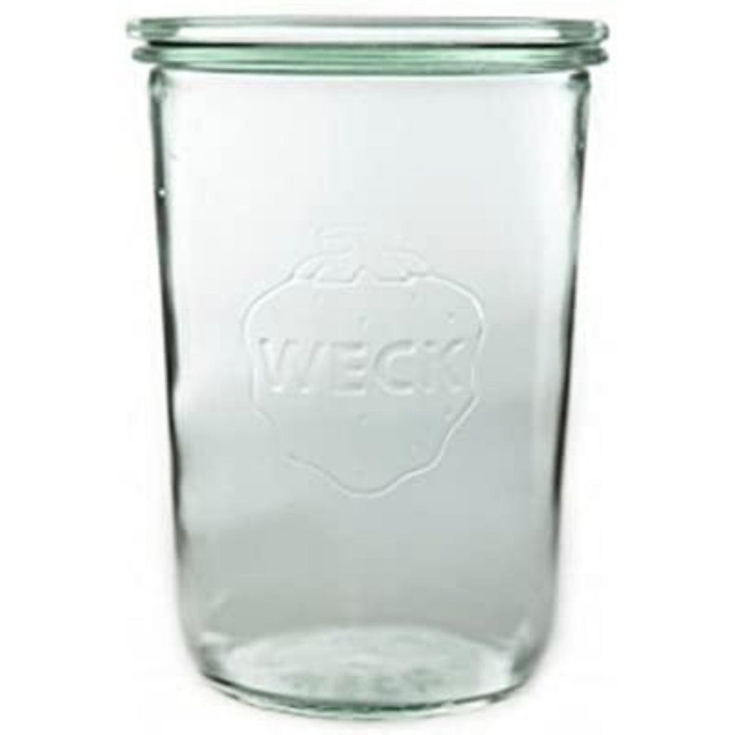 Weck Glass Jar with Glass Lid 850ml ~ 743