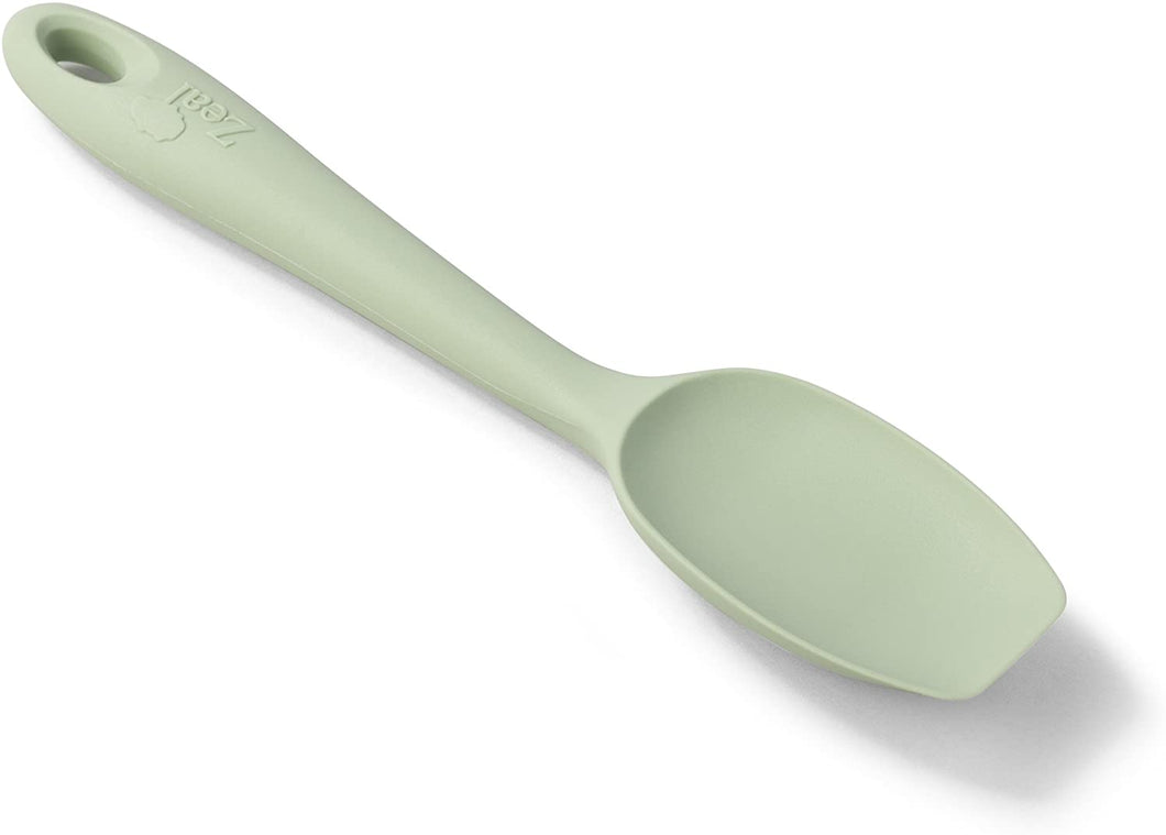 Zeal Classic Mini Silicone Spatula Spoon - Sage Green, Duck Egg Blue, French Grey & Cream