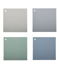 Load image into Gallery viewer, Zeal Silicone Hot Mat Large - Sage Green, Duck Egg Blue, Cream &amp; French Grey
