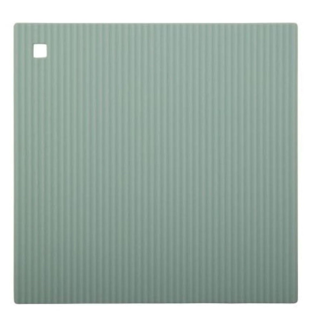 Zeal Silicone Hot Mat Large - Sage Green, Duck Egg Blue, Cream & French Grey